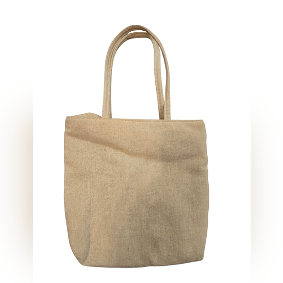 NWOT Handmade Owl Patterned Small Tote Bag - Multicolor - Picture 3 of 7